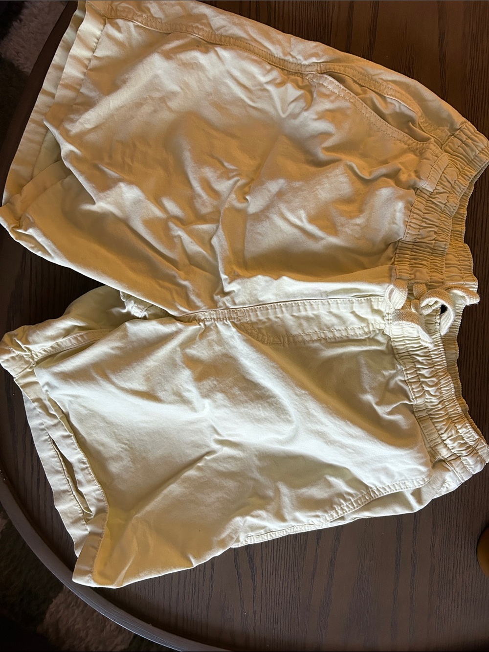 Men's Casual Drawstring Shorts - yellow